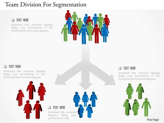 Business Diagram Team Division For Segmentation Presentation Template Business Diagram Team Division For Segmentation Presentation Template