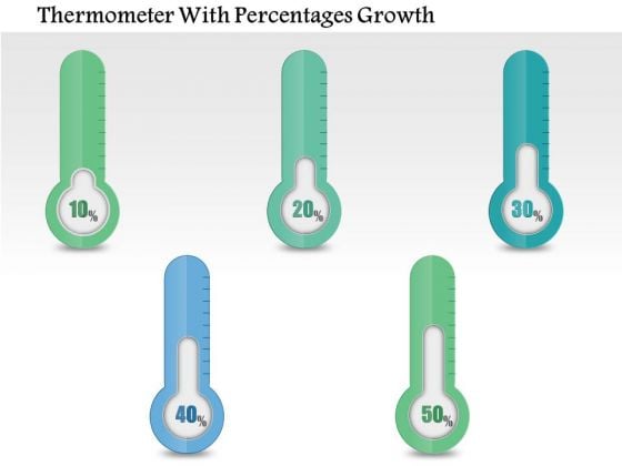 Business Diagram Thermometer With Percentages Growth Presentation Template Business Diagram Thermometer With Percentages Growth Presentation Template