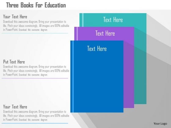 Business Diagram Three Books For Education Presentation Template Business Diagram Three Books For Education Presentation Template