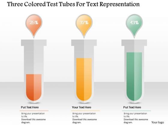 Business Diagram Three Colored Test Tubes For Text Representation Presentation Template Business Diagram Three Colored Test Tubes For Text Representation Presentation Template
