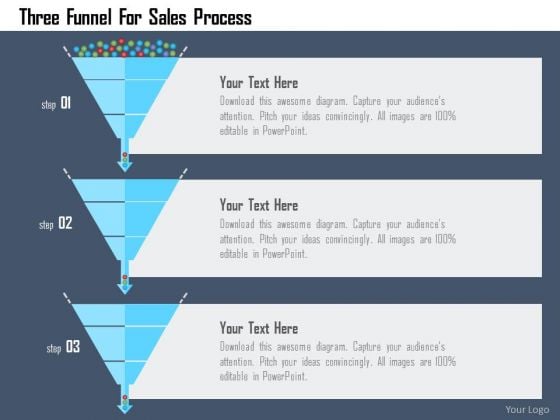 Business Diagram Three Funnel For Sales Process Presentation Template Business Diagram Three Funnel For Sales Process Presentation Template
