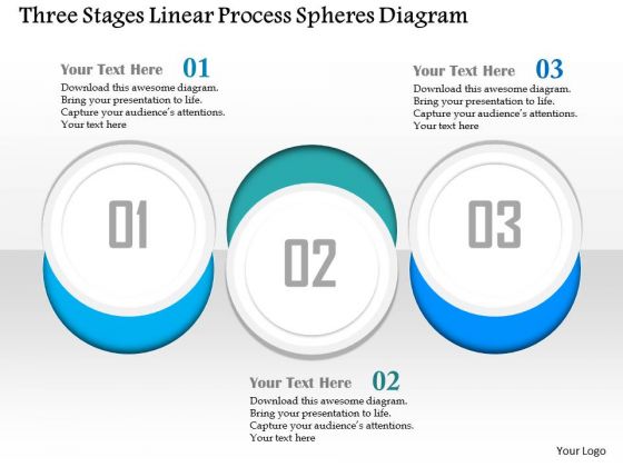 Business Diagram Three Stages Linear Process Spheres Diagram Presentation Template Business Diagram Three Stages Linear Process Spheres Diagram Presentation Template