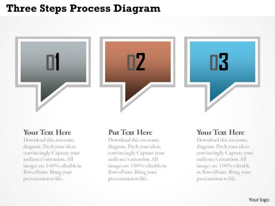 Business Diagram Three Steps Process Diagram Presentation Template Business Diagram Three Steps Process Diagram Presentation Template