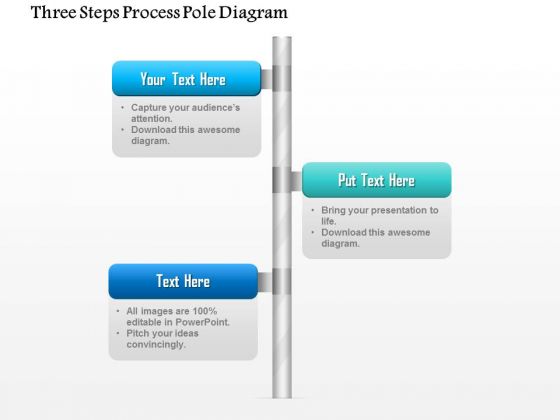 Business Diagram Three Steps Process Pole Diagram Presentation Template Business Diagram Three Steps Process Pole Diagram Presentation Template
