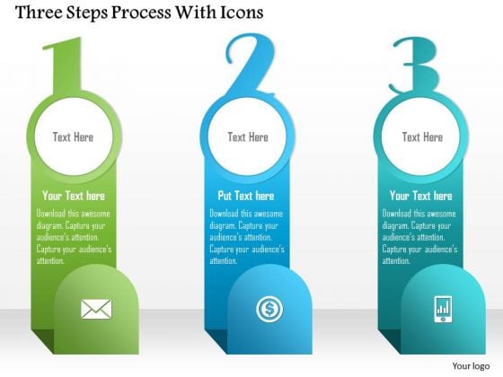 Business Diagram Three Steps Process With Icons Presentation Template Business Diagram Three Steps Process With Icons Presentation Template
