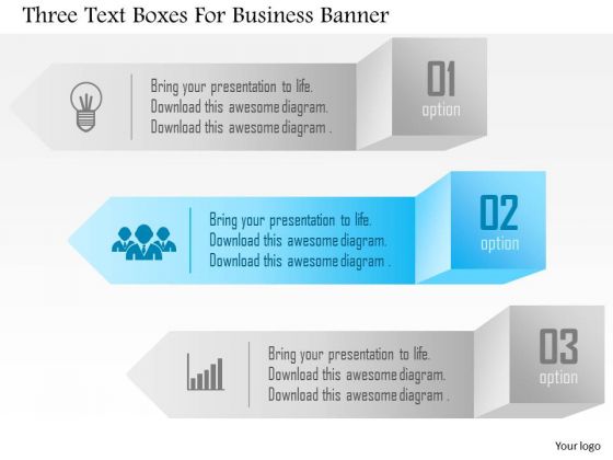 Business Diagram Three Text Boxes For Business Banner Presentation Template Business Diagram Three Text Boxes For Business Banner Presentation Template