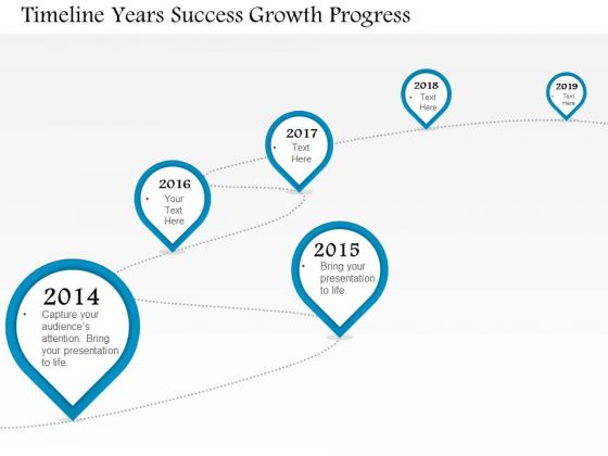 Business Diagram Timeline Years Success Growth Progress Presentation Template Business Diagram Timeline Years Success Growth Progress Presentation Template