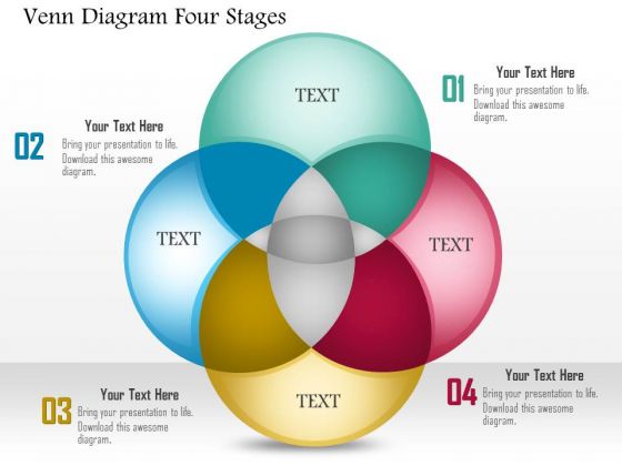 Business Diagram Venn Diagram Four Stages Presentation Template Business Diagram Venn Diagram Four Stages Presentation Template