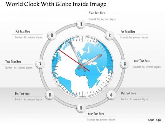 Business Diagram World Clock With Globe Inside Image Presentation Template Business Diagram World Clock With Globe Inside Image Presentation Template