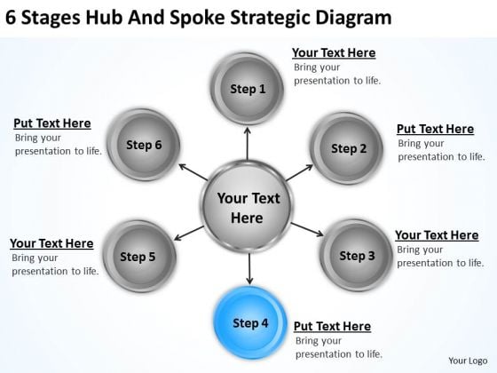 Business Diagrams Templates 6 Stages Hub And Spoke Strategic PowerPoint Slides Business Diagrams Templates 6 Stages Hub And Spoke Strategic PowerPoint Slides