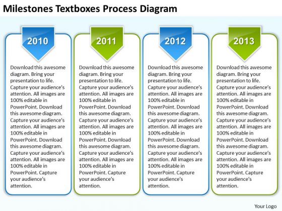 Business Diagrams Templates Milestones Textboxes Process PowerPoint Slides Business Diagrams Templates Milestones Textboxes Process PowerPoint Slides
