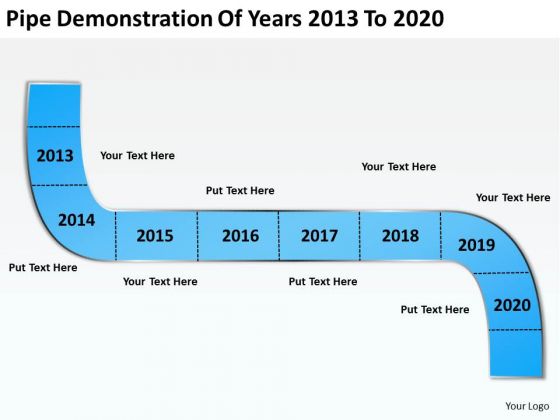 Business Entity Diagram Pipe Demonstration Of Years 2013 To 2020 PowerPoint Slides Business Entity Diagram Pipe Demonstration Of Years 2013 To 2020 PowerPoint Slides