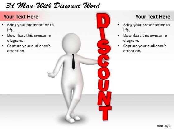 Business Expansion Strategy 3d Man With Discount Word Adaptable Concepts Business Expansion Strategy 3d Man With Discount Word Adaptable Concepts