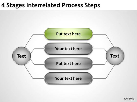 Business Flow Chart 4 Stages Interrelated Process Steps PowerPoint Slides Business Flow Chart 4 Stages Interrelated Process Steps PowerPoint Slides