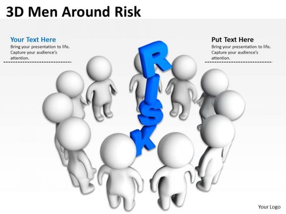 Business Flow Diagram 3d Men Around Risk PowerPoint Templates Business Flow Diagram 3d Men Around Risk PowerPoint Templates