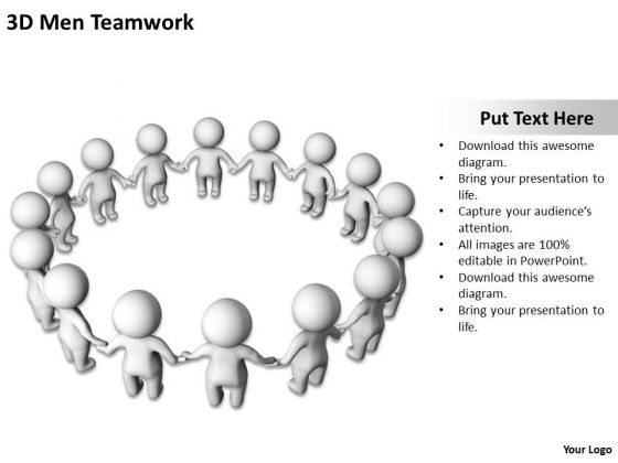 Business Flow Diagram Example 3d Men Teamwork PowerPoint Slides Business Flow Diagram Example 3d Men Teamwork PowerPoint Slides