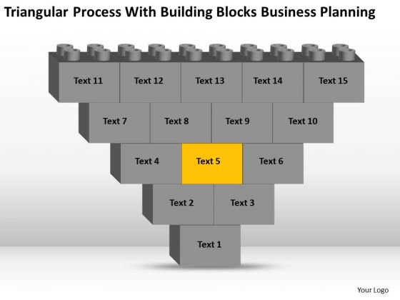 Business Flowchart Process With Building Blocks Planning PowerPoint Slide Business Flowchart Process With Building Blocks Planning PowerPoint Slide