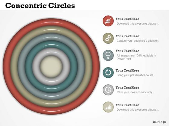 Business Framework Concentric Circles In PowerPoint Presentation Business Framework Concentric Circles In PowerPoint Presentation