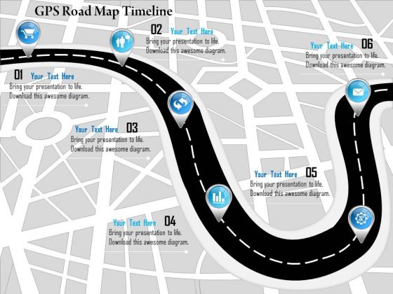 Business Framework Gps Road Map Timeline PowerPoint Presentation