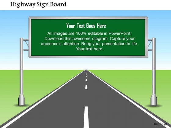 Business Framework Highway Sign Board With Editable Text PowerPoint Presentation Business Framework Highway Sign Board With Editable Text PowerPoint Presentation