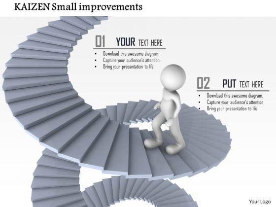 Business Framework Kaizen Small Improvements PowerPoint Presentation