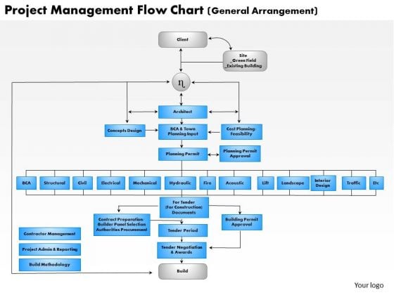 Business Framework Project Management Flow Chart PowerPoint Presentation