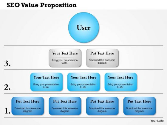 Business Framework Seo Value Proposition 4 Layers PowerPoint Presentation