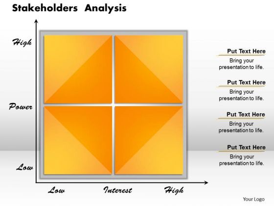 Business Framework Stakeholders Analysis PowerPoint Presentation