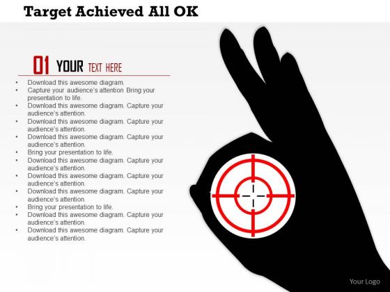 Business Framework Target Achieved All Ok PowerPoint Presentation Business Framework Target Achieved All Ok PowerPoint Presentation