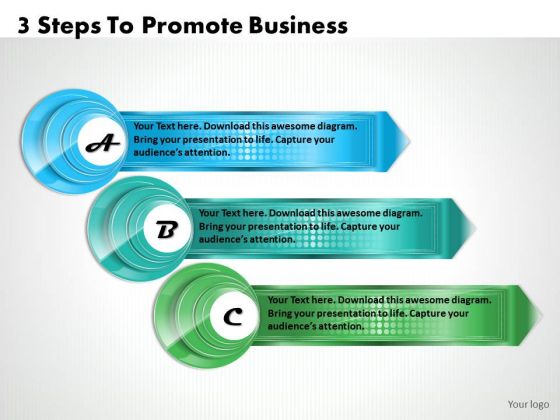 Business Growth Strategy 3 Steps To Promote Management Ppt Slide Business Growth Strategy 3 Steps To Promote Management Ppt Slide