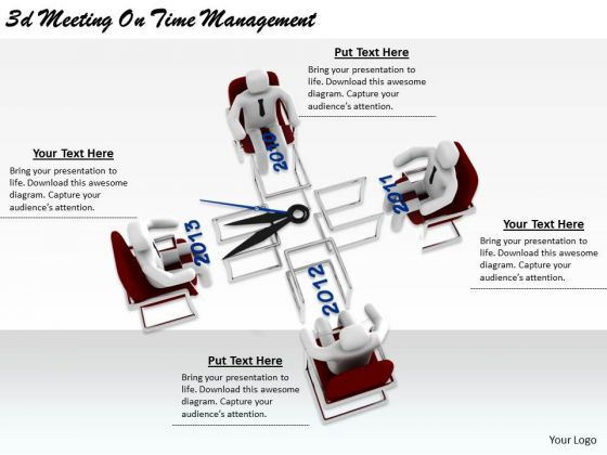 Business Growth Strategy 3d Meeting On Time Management Character Business Growth Strategy 3d Meeting On Time Management Character