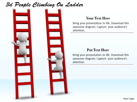Business Integration Strategy 3d People Climbing Ladder Character Modeling Business Integration Strategy 3d People Climbing Ladder Character Modeling