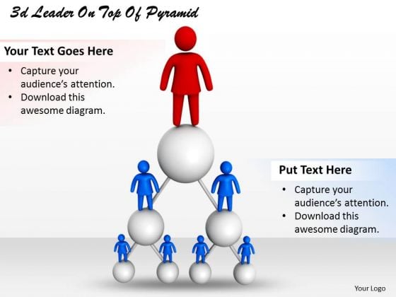 Business Intelligence Strategy 3d Leader On Top Of Pyramid Concept Statement Business Intelligence Strategy 3d Leader On Top Of Pyramid Concept Statement
