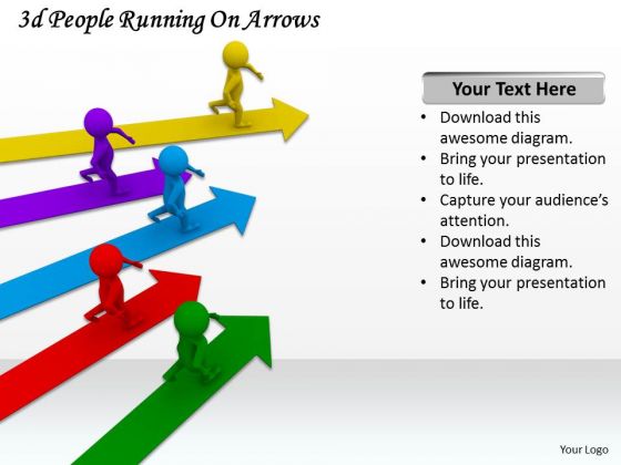 Business Intelligence Strategy 3d People Running On Arrows Basic Concepts Business Intelligence Strategy 3d People Running On Arrows Basic Concepts