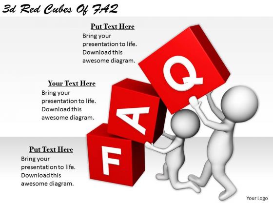 Business Intelligence Strategy 3d Red Cubes Of Faq Character Models Business Intelligence Strategy 3d Red Cubes Of Faq Character Models