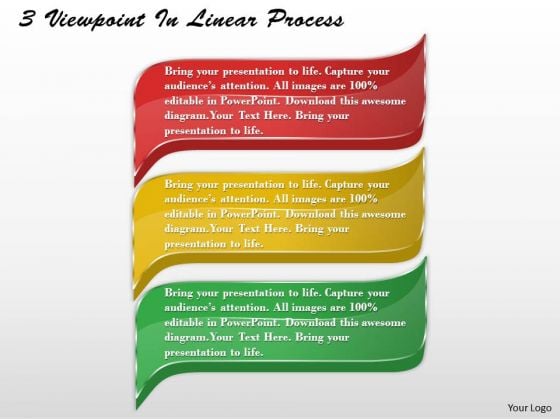Business Level Strategy 3 Viewpoints Linear Process Simple Strategic Plan Template Ppt Slide Business Level Strategy 3 Viewpoints Linear Process Simple Strategic Plan Template Ppt Slide