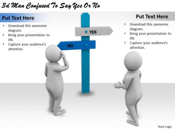 Business Level Strategy 3d Man Confused To Say Yes Or No Character Modeling Business Level Strategy 3d Man Confused To Say Yes Or No Character Modeling