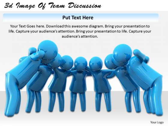 Business Level Strategy Definition 3d Image Of Team Discussion Character Business Level Strategy Definition 3d Image Of Team Discussion Character