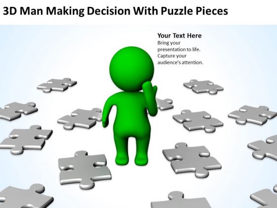 Business Life Cycle Diagram 3d Man Making Decision With Puzzle Pieces Think PowerPoint Templates Business Life Cycle Diagram 3d Man Making Decision With Puzzle Pieces Think PowerPoint Templates