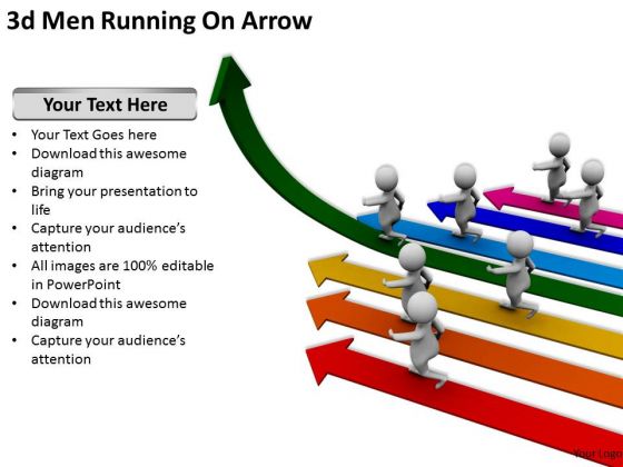 Business Men 3d Running On Arrow PowerPoint Templates Ppt Backgrounds For Slides Business Men 3d Running On Arrow PowerPoint Templates Ppt Backgrounds For Slides