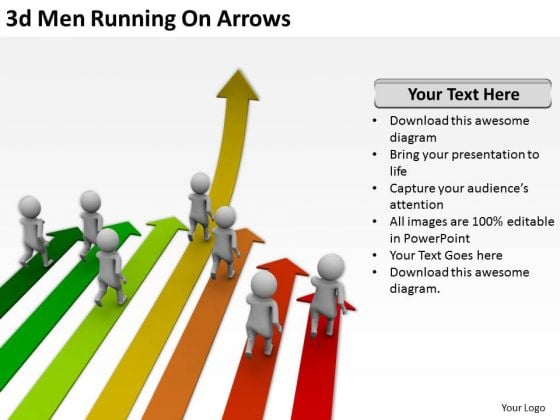 Business Men 3d Running On Arrows PowerPoint Templates Ppt Backgrounds For Slides Business Men 3d Running On Arrows PowerPoint Templates Ppt Backgrounds For Slides