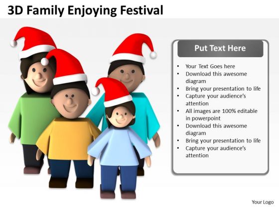 Business Model Diagram 3d Family Enjoying Festival PowerPoint Templates Business Model Diagram 3d Family Enjoying Festival PowerPoint Templates