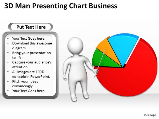 Business Model Diagram Examples 3d Man Presenting Chart PowerPoint Theme Slides Business Model Diagram Examples 3d Man Presenting Chart PowerPoint Theme Slides