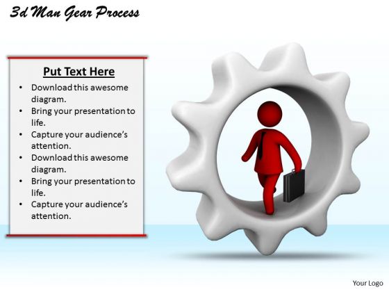 Business Model Strategy 3d Man Gear Process Basic Concepts Business Model Strategy 3d Man Gear Process Basic Concepts