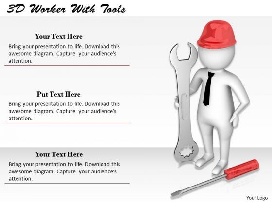 Business Model Strategy 3d Worker With Tools Character Models Business Model Strategy 3d Worker With Tools Character Models