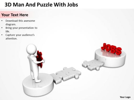 Business Organizational Chart Examples 3d Man And Puzzle With Jobs PowerPoint Templates Business Organizational Chart Examples 3d Man And Puzzle With Jobs PowerPoint Templates