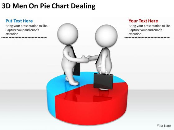 Business People 3d Men On Pie Chart Dealing PowerPoint Templates Ppt Backgrounds For Slides Business People 3d Men On Pie Chart Dealing PowerPoint Templates Ppt Backgrounds For Slides