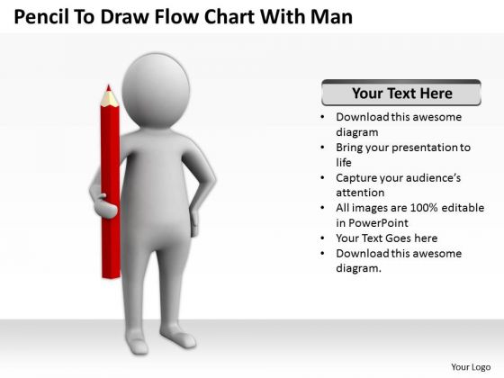 Business People Clipart Pencil To Draw Flow Chart With Man PowerPoint Templates Business People Clipart Pencil To Draw Flow Chart With Man PowerPoint Templates