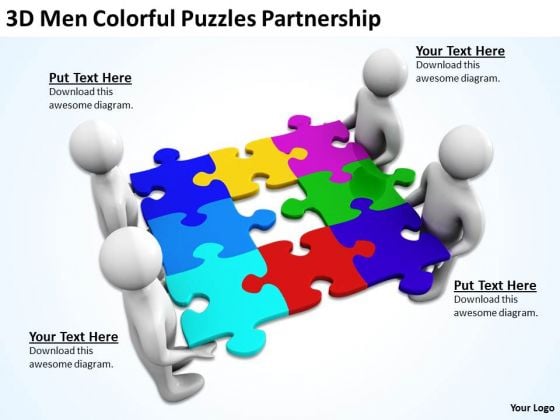 Business People Pictures 3d Men Colorful Puzzles Partnership PowerPoint Templates Business People Pictures 3d Men Colorful Puzzles Partnership PowerPoint Templates