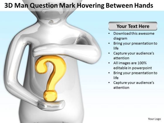 Business People Vector 3d Man Question Mark Hovering Between Hands PowerPoint Templates Business People Vector 3d Man Question Mark Hovering Between Hands PowerPoint Templates